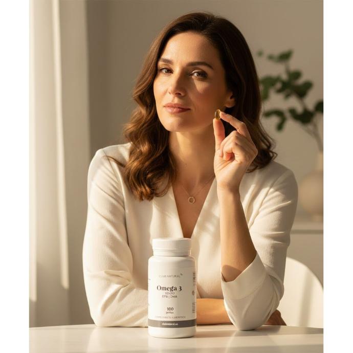 Perlas de Aceite de Omega 3 de Pescado Suplemento natural rico en ácidos grasos esenciales EPA y DHA, ideales para el bienestar cardiovascular, la protección ocular, el control del colesterol y la reducción de la inflamación. El Aceite de Pescado procedente de peces de aguas frías es una de las fuentes más puras y eficaces de Omega-3. Sus componentes principales, EPA y DHA, participan en funciones clave del organismo, contribuyendo al equilibrio circulatorio, la salud del corazón, la visión y la respuesta inflamatoria. Beneficios principales Salud cardiovascular:El aporte de EPA contribuye al buen funcionamiento del corazón, ayudando a mantener niveles normales de colesterol, mejorar la circulación y reducir la formación de trombos. Potente acción antiinflamatoria:El Omega-3 ayuda a modular la inflamación en el organismo, ofreciendo apoyo en casos de molestias articulares, reumatismo, hipertensión o migrañas. Protección de la mácula ocular:El DHA es esencial para la estructura de la retina. Su presencia contribuye a mantener una visión normal y protege la mácula frente al deterioro asociado a la edad. Equilibrio general del organismo:Los Omega-3 desempeñan un papel clave en múltiples funciones del cuerpo, apoyando la salud cerebral, el bienestar emocional y el correcto funcionamiento celular. Apoyo en el bienestar articular:Gracias a su acción antiinflamatoria, puede favorecer la movilidad y el confort en personas con molestias en articulaciones o desgaste. Presentación y composición Formatos disponibles: frasco de 100 y 200 perlas. Por perla: 1.000 mg de Aceite de Pescado (18% EPA y 12% DHA) 10 mg de Vitamina E natural (d-alfa-tocoferol acetato) – 33% CDR Cobertura: glicerina y gelatina Por qué elegir nuestras Perlas de Aceite de Omega 3 Porque ofrecen un aporte de Omega-3 de alta calidad, ideal para quienes desean: Cuidar la salud del corazón y la circulación Mantener niveles saludables de colesterol Reducir la inflamación de forma natural Proteger la visión y la mácula Incorporar EPA y DHA en una dosis eficaz y cómoda Mejorar el equilibrio y bienestar general del organismo 👉 Un aliado natural para el corazón, la vista y la salud integral. 💡 Meta descripción SEO:Perlas de Omega 3 de pescado 1000 mg. Fuente de EPA y DHA para el corazón, colesterol, visión y bienestar inflamatorio. Con vitamina E natural. Alta calidad. 🔑 Palabras clave SEO:omega 3 pescado 1000 mg, perlas de omega 3, omega 3 EPA DHA, suplemento para el corazón, omega 3 colesterol, aceite de pescado cápsulas, omega 3 visión, antiinflamatorio natural omega 3. Perlas de Aceite de Omega 3 de Pescado