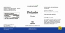 Citrato de Potasio 90 cápsulas