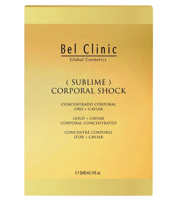 SUBLIME CORPORAL SHOCK (amp. corporal Oro + Caviar + Sirtuinas + C.madre) 12amp. x10ml