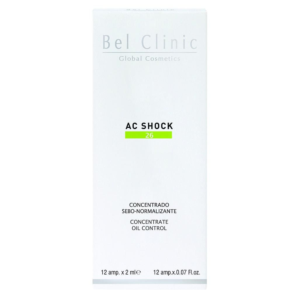 AC SHOCK -26- (acne, sebo reguladoras) 12amp x 2ml