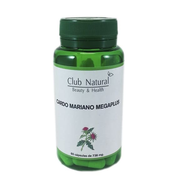 Cardo Mariano 60 cápsulas MEGAPLUS - Limpieza del hígado