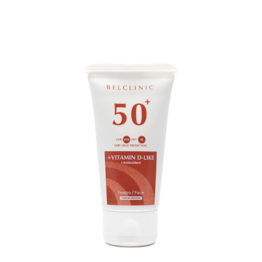 Crema Solar Facial con COLOR, Vitamina D-like SPF50 de 50ml