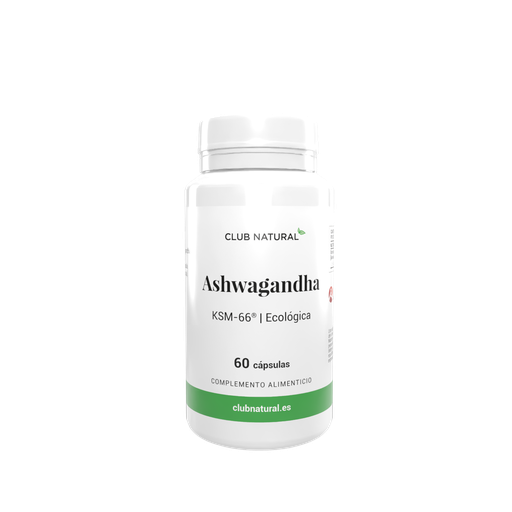 Ashwagandha KSM-66 ® Ecológica 60 cápsulas - Estrés, cortisol, ansiedad