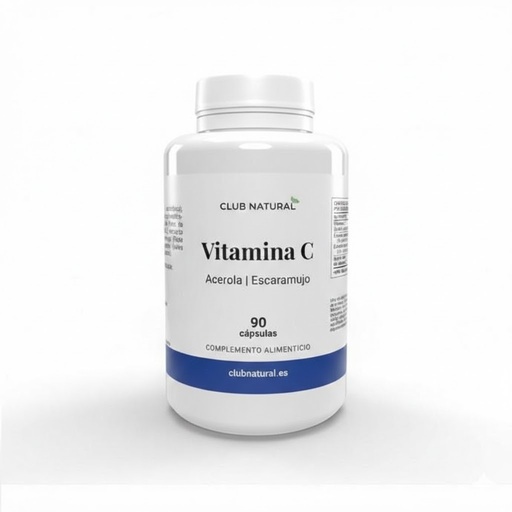 Vitamina C Natural 90 cáps con Acerola y Escaramujo