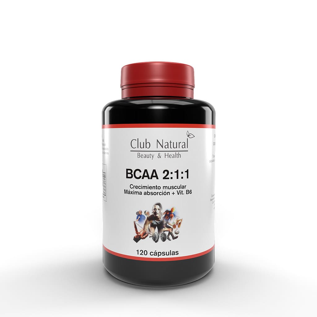 BCAA's 2:1:1 120 Cápsulas con Vitamina B6