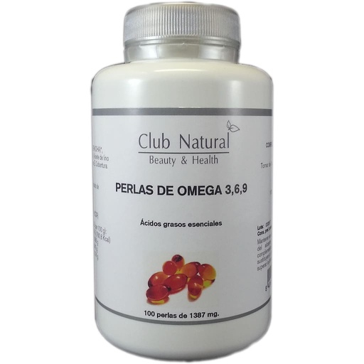 Perlas de aceite de Omega 3,6,9 PLUS de 1000mg.