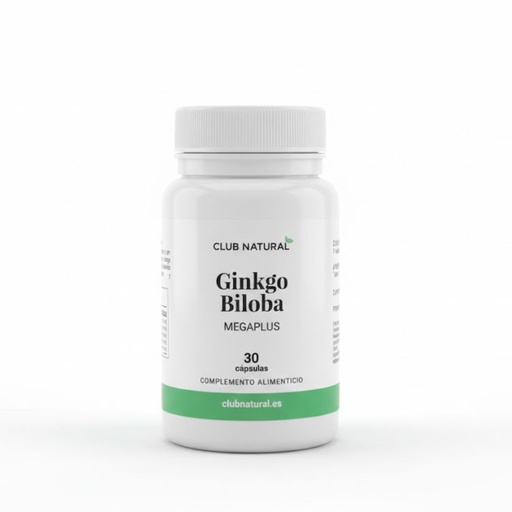 [GINBI30] Ginkgo Biloba 30 cápsulas MEGAPLUS - Sistema circulatorio, venas