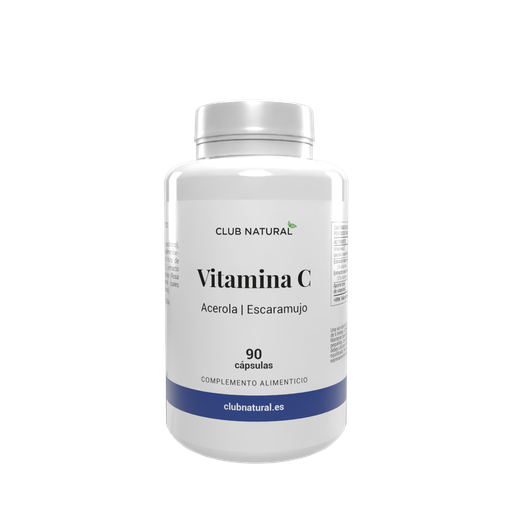 [VITC90C] Vitamina C Natural 90 cáps con Acerola y Escaramujo