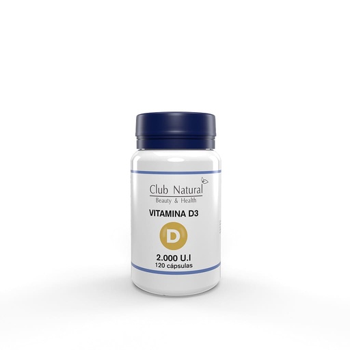 [VITD120] Vitamina D3 120 cápsulas de 2.000UI