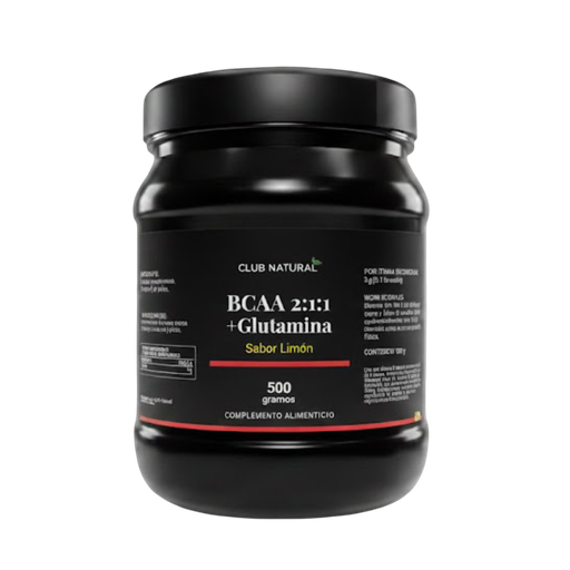 BCAA's 2:1:1 con GLUTAMINA Polvo (Sabor Limón)